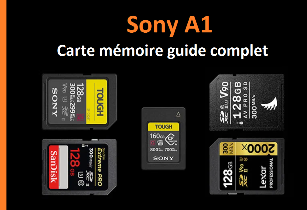 Sony A1 carte mémoire