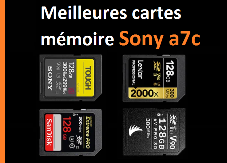 meilleures cartes mémoire sony a7c