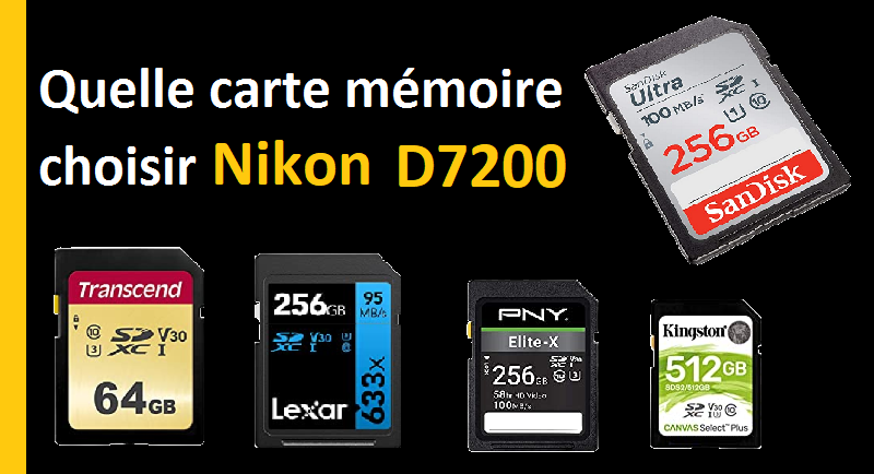 Quelle Carte Mémoire Choisir pour Nikon D7200