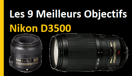 Les 9 meilleurs objectifs Nikon D3500 [hautement compatibles].