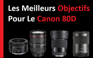 Les meilleurs objectifs pour le Canon 80D
